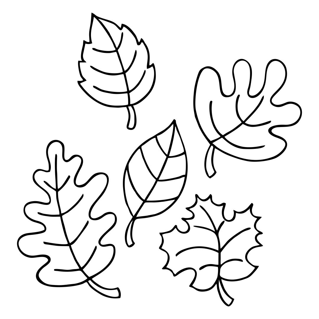 Fall Leaf Template Printable