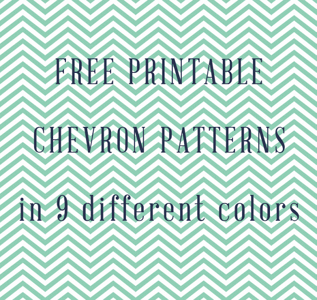 Chevron Pattern Printables