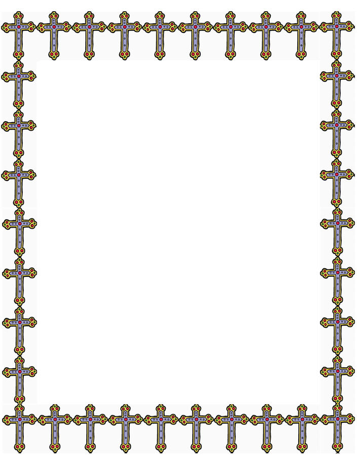 Printable Cross Borders