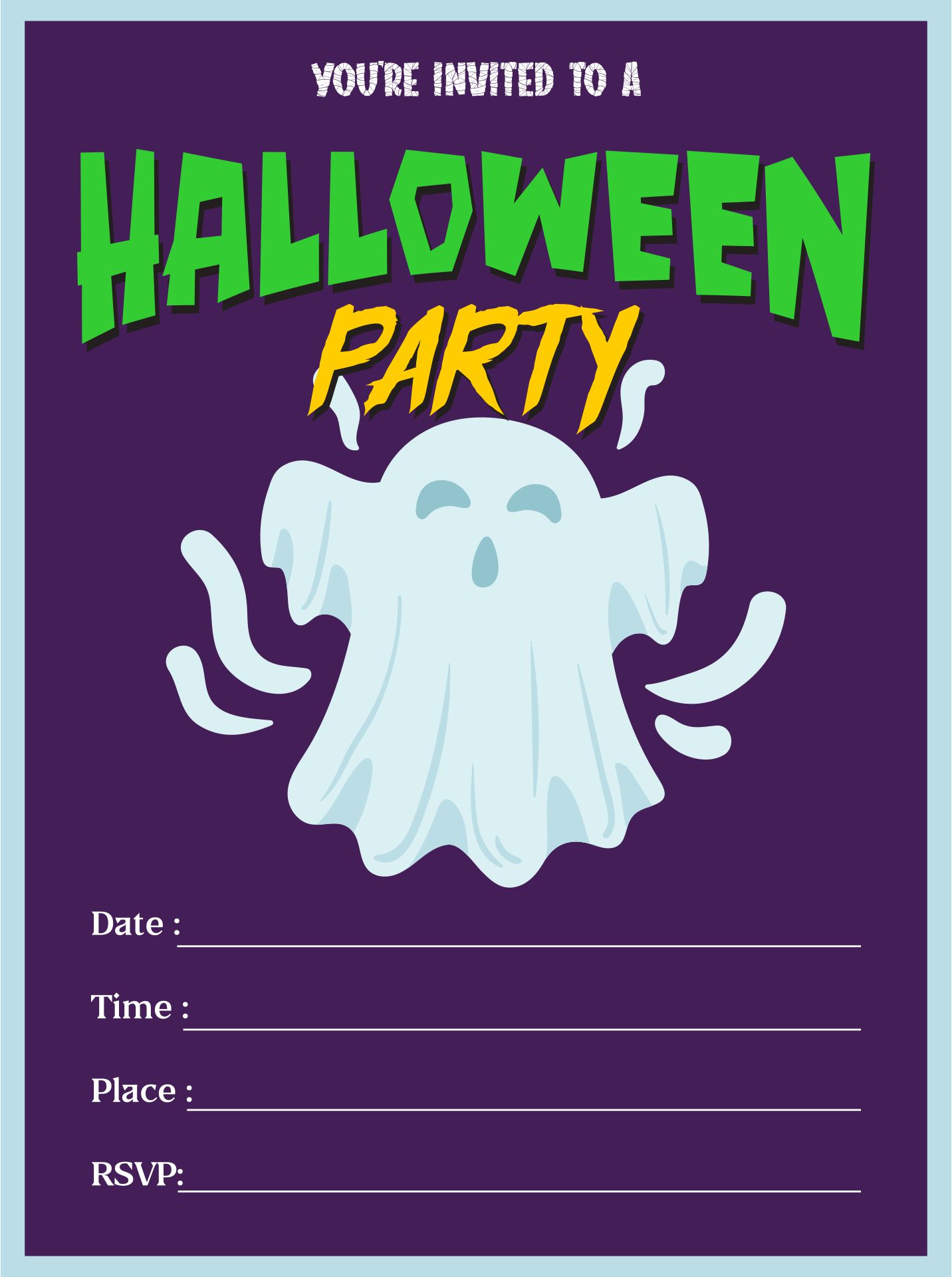 15 Best Halloween Birthday Invitations Printable PDF for Free at Printablee