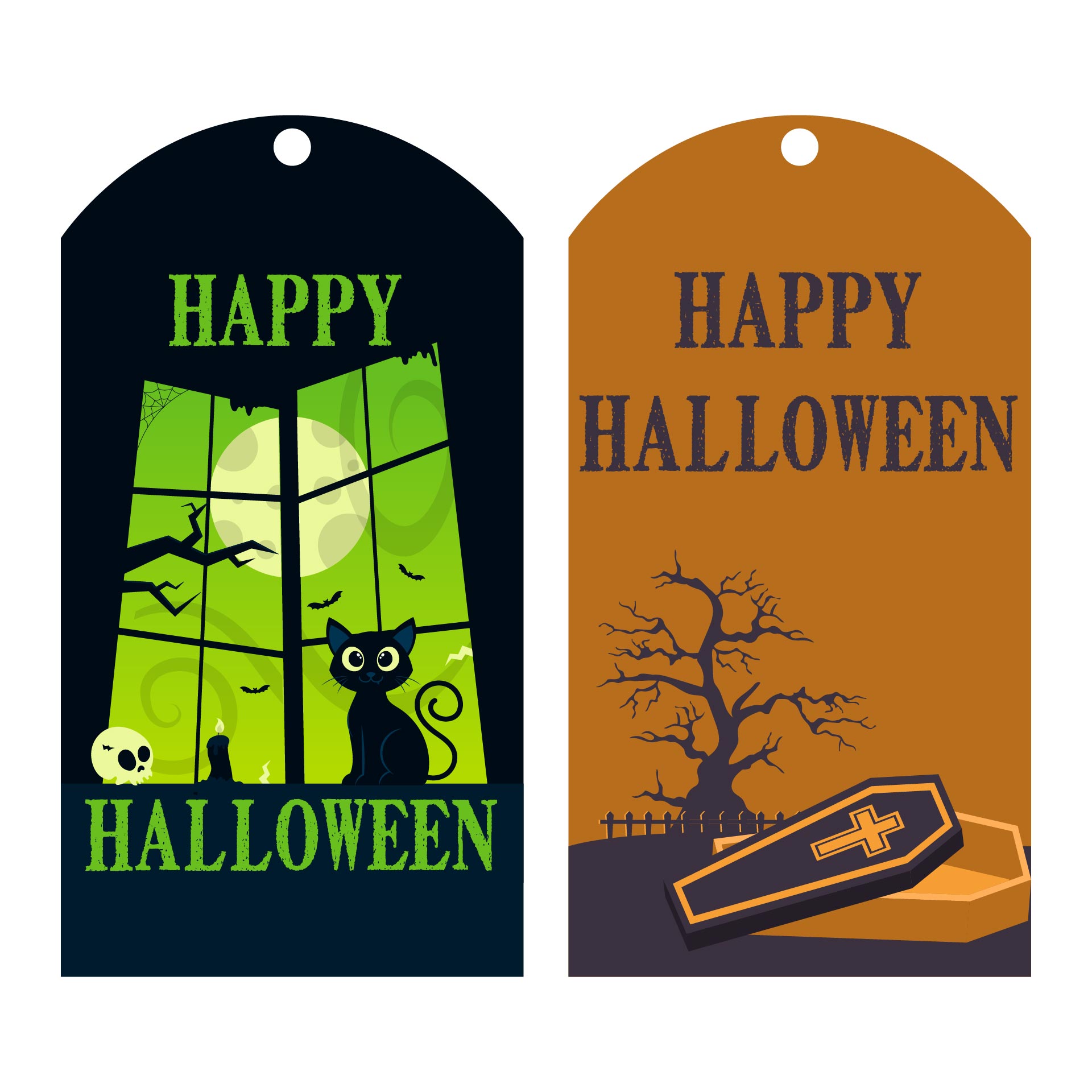Happy Halloween Printable Labels