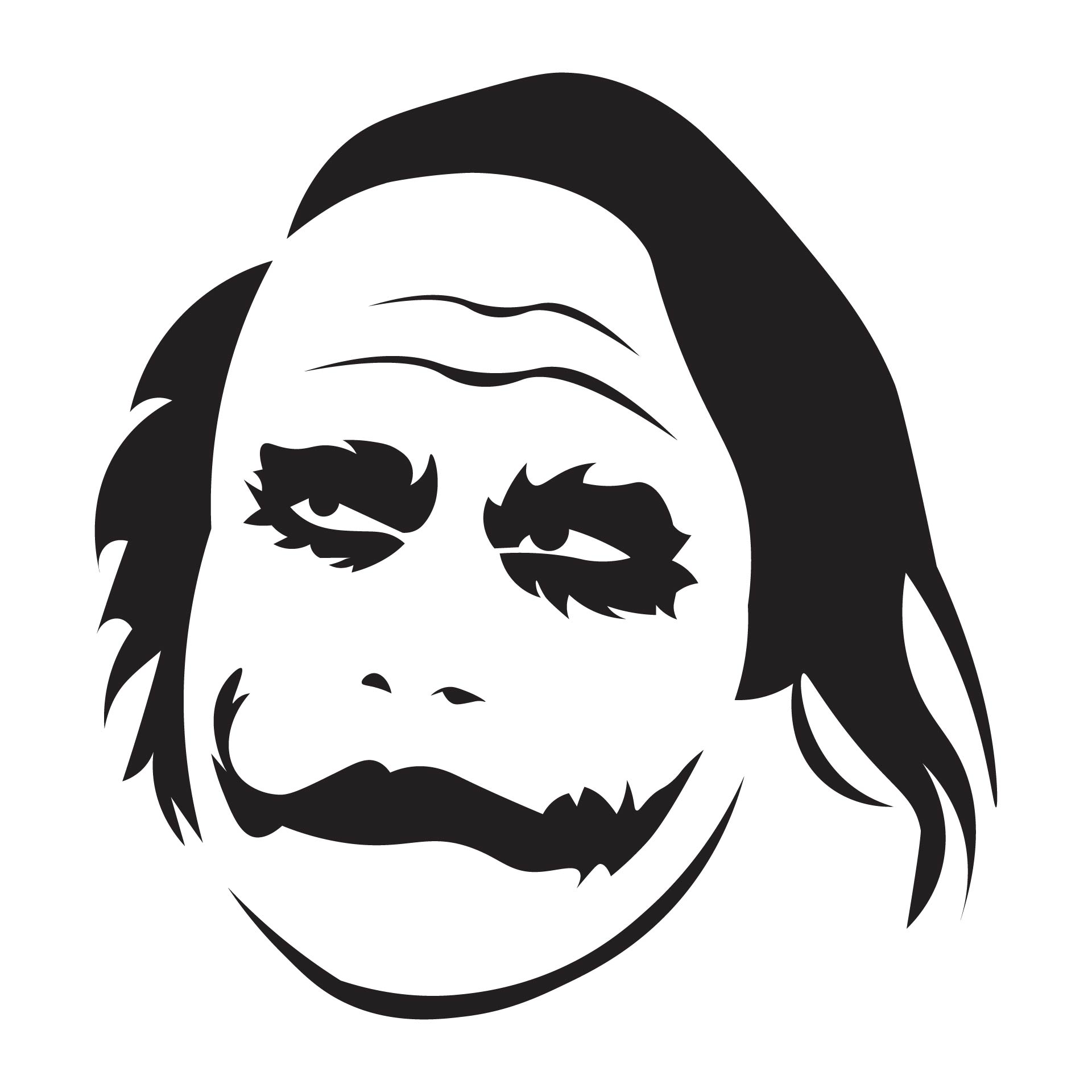 Pumpkin Carving Stencils Joker 6 Free PDF Printables Printablee