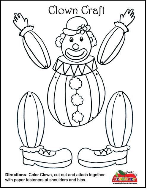 Kids Craft Circus Clown