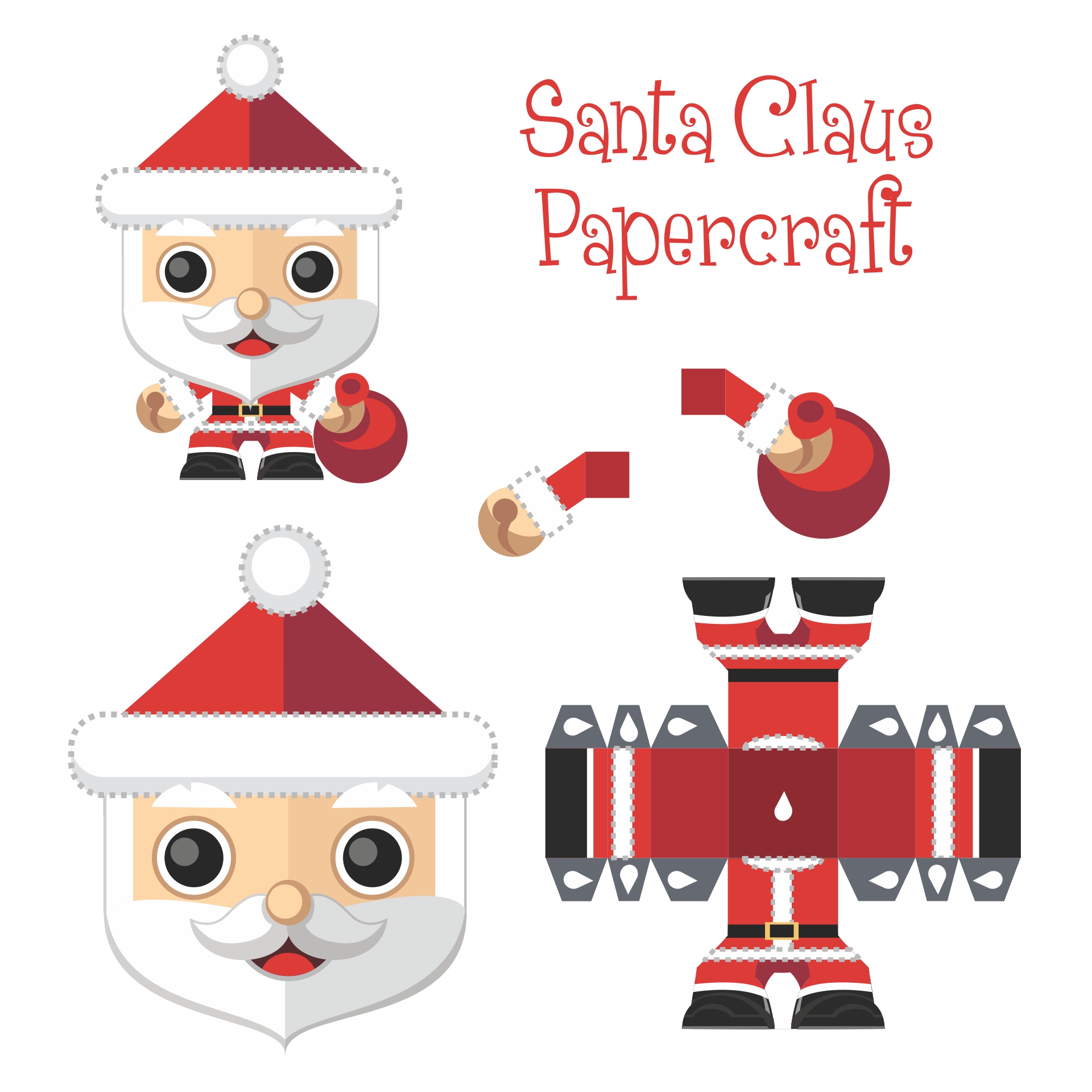 Christmas Paper Crafts Printable