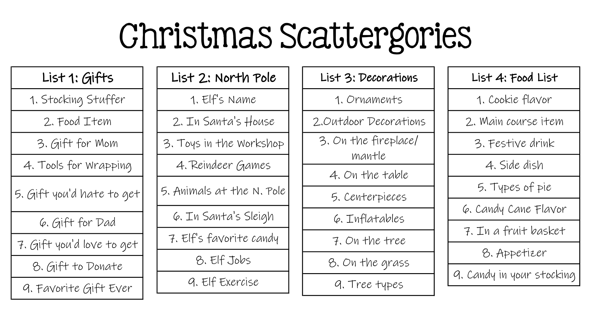 scattergories questions lists downloadable free