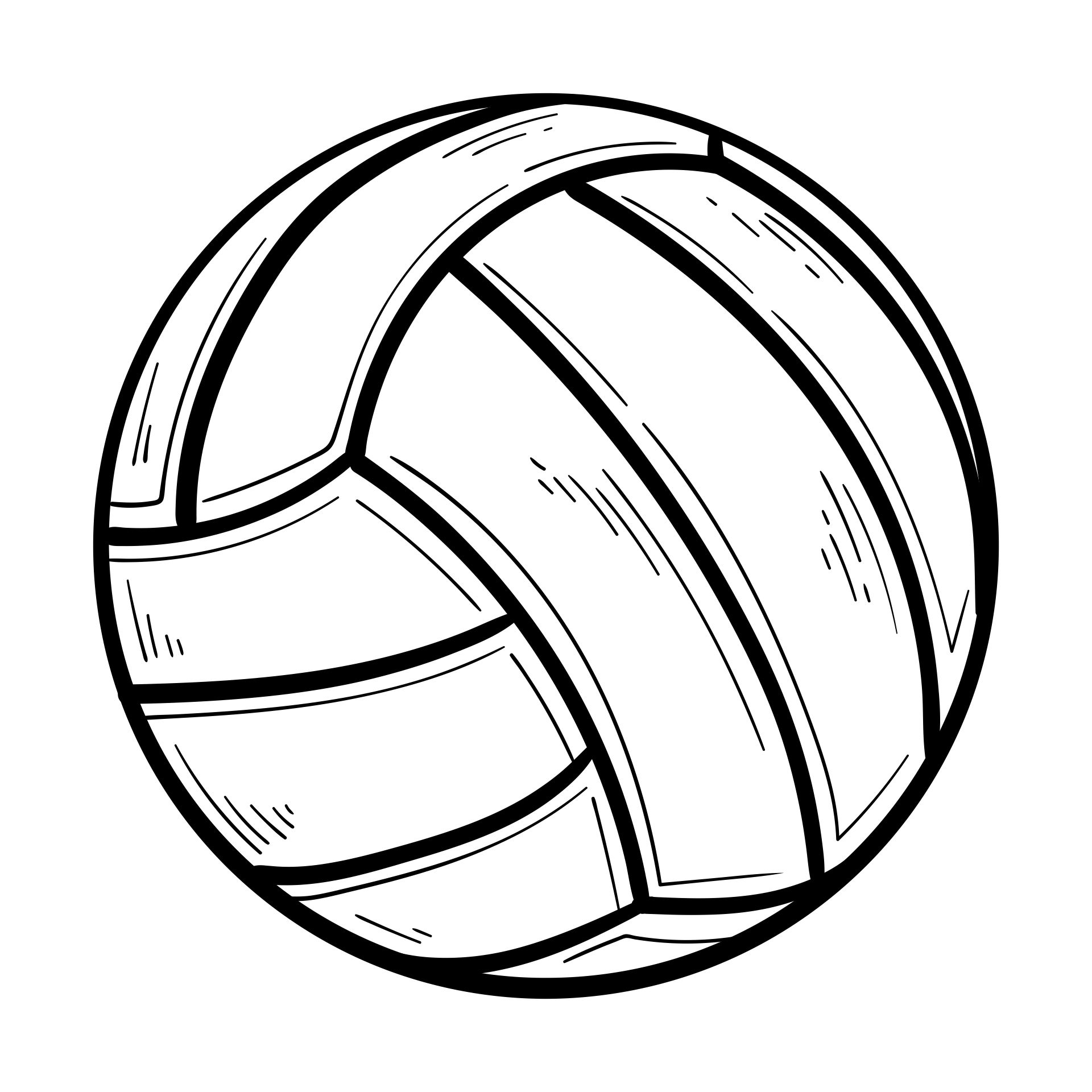 Printable Volleyball Word Stencil