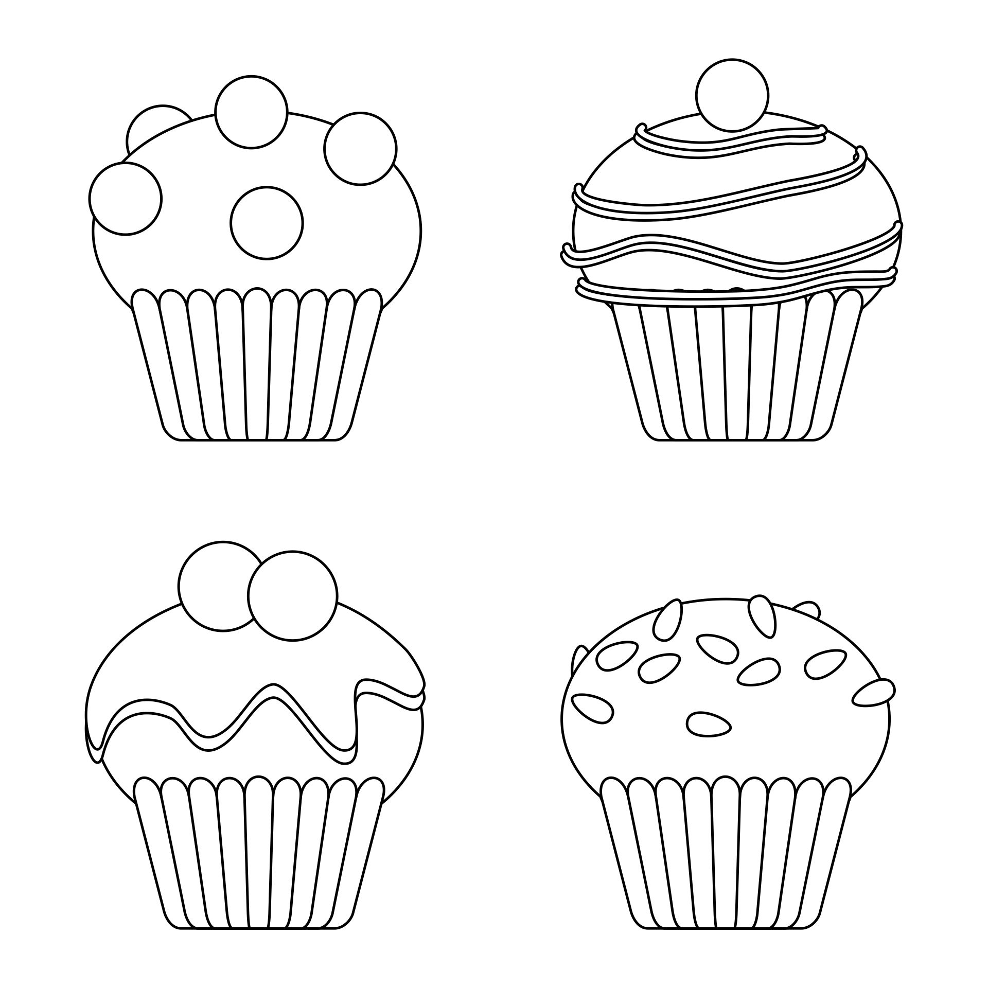 Cupcake Printable Template For Preschool