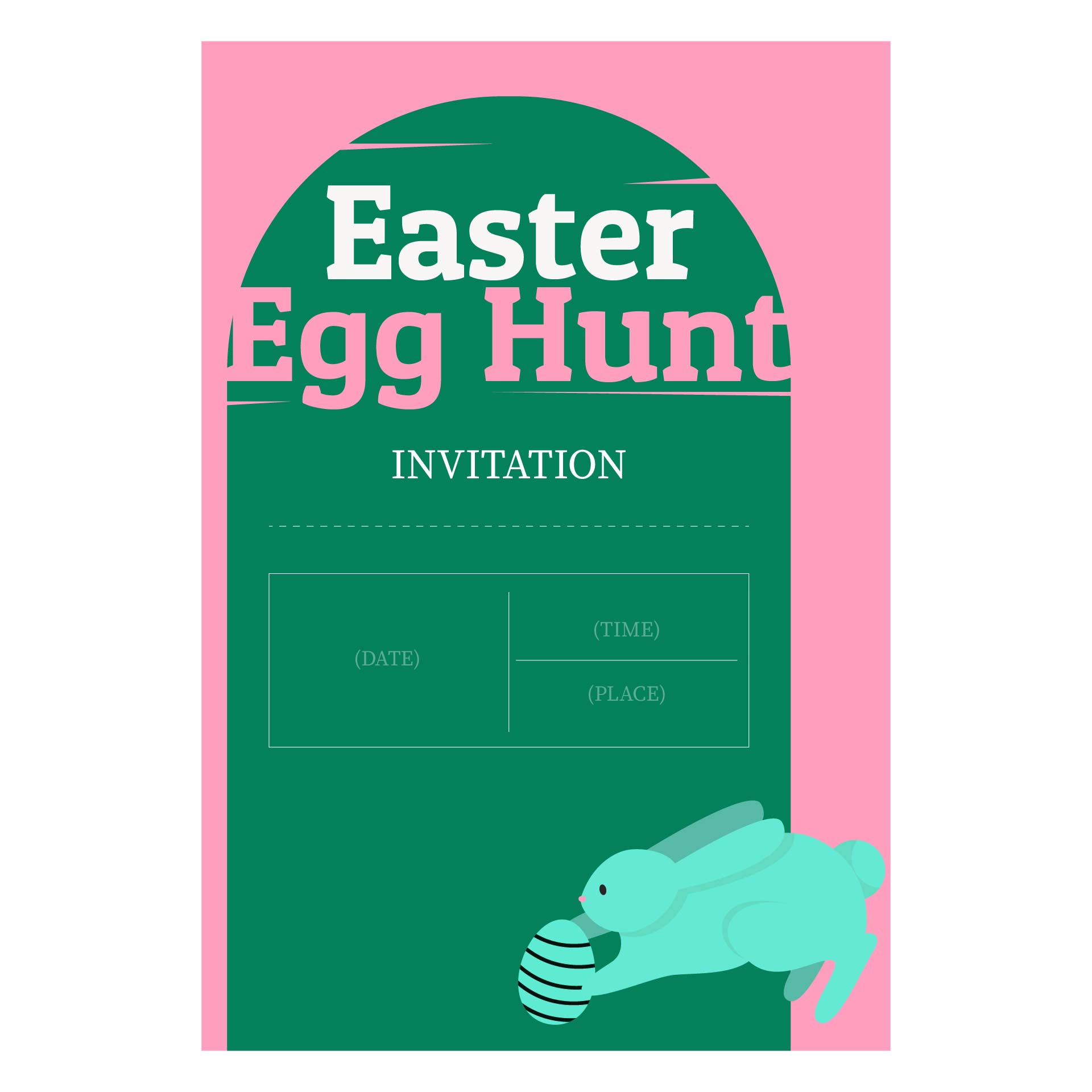 Happy Easter Printable Egg-Shaped Labels