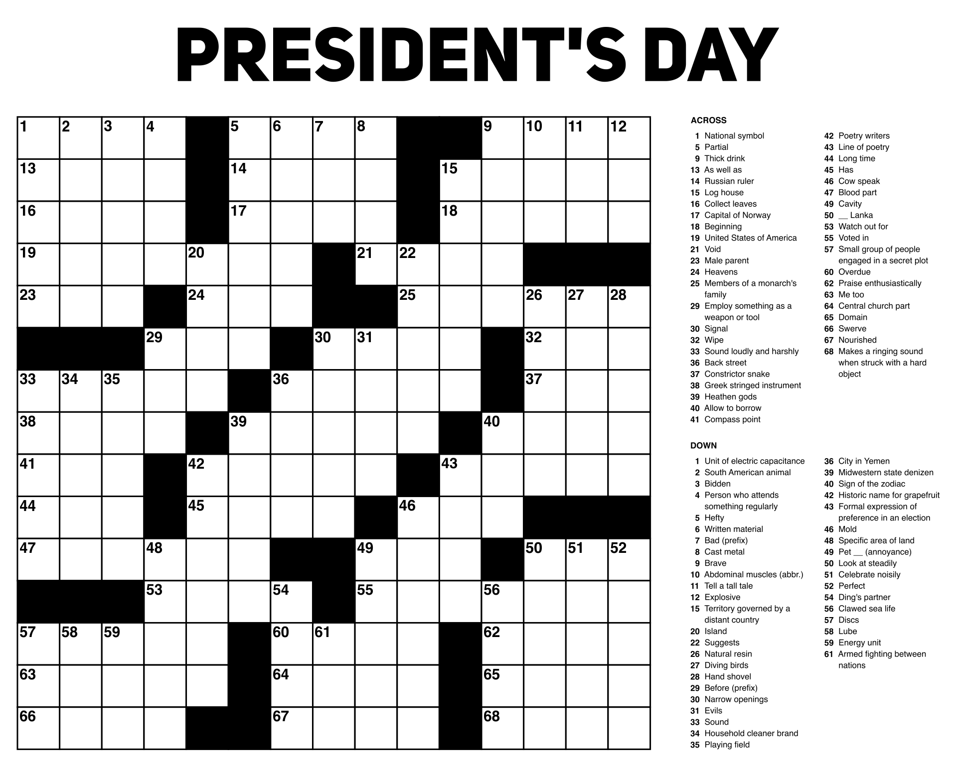 easy-printable-crossword-puzzles-for-seniors