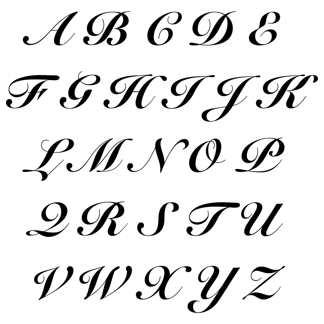 fancy fonts to write