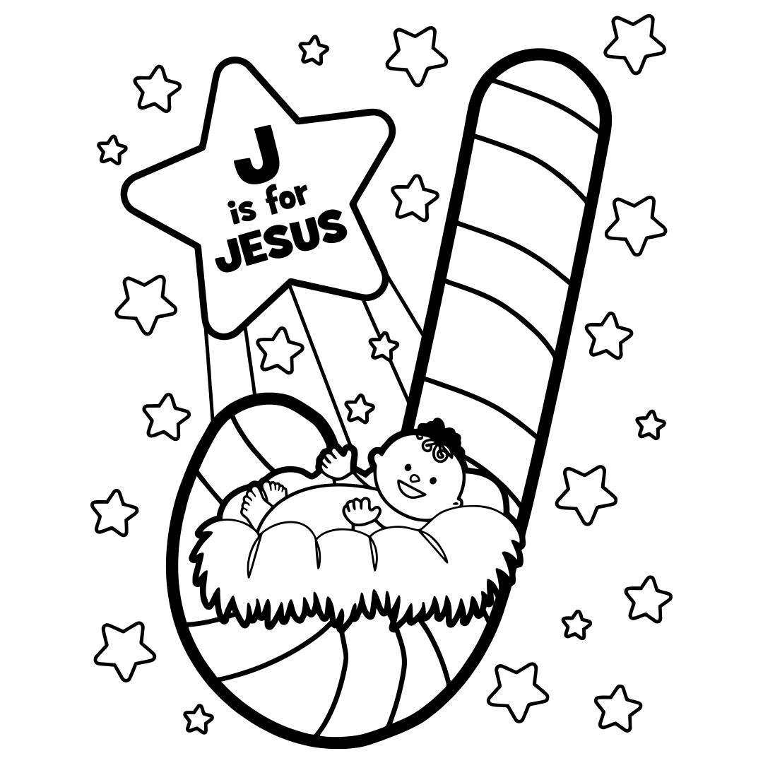 Jesus Christmas Coloring Pages Printable
