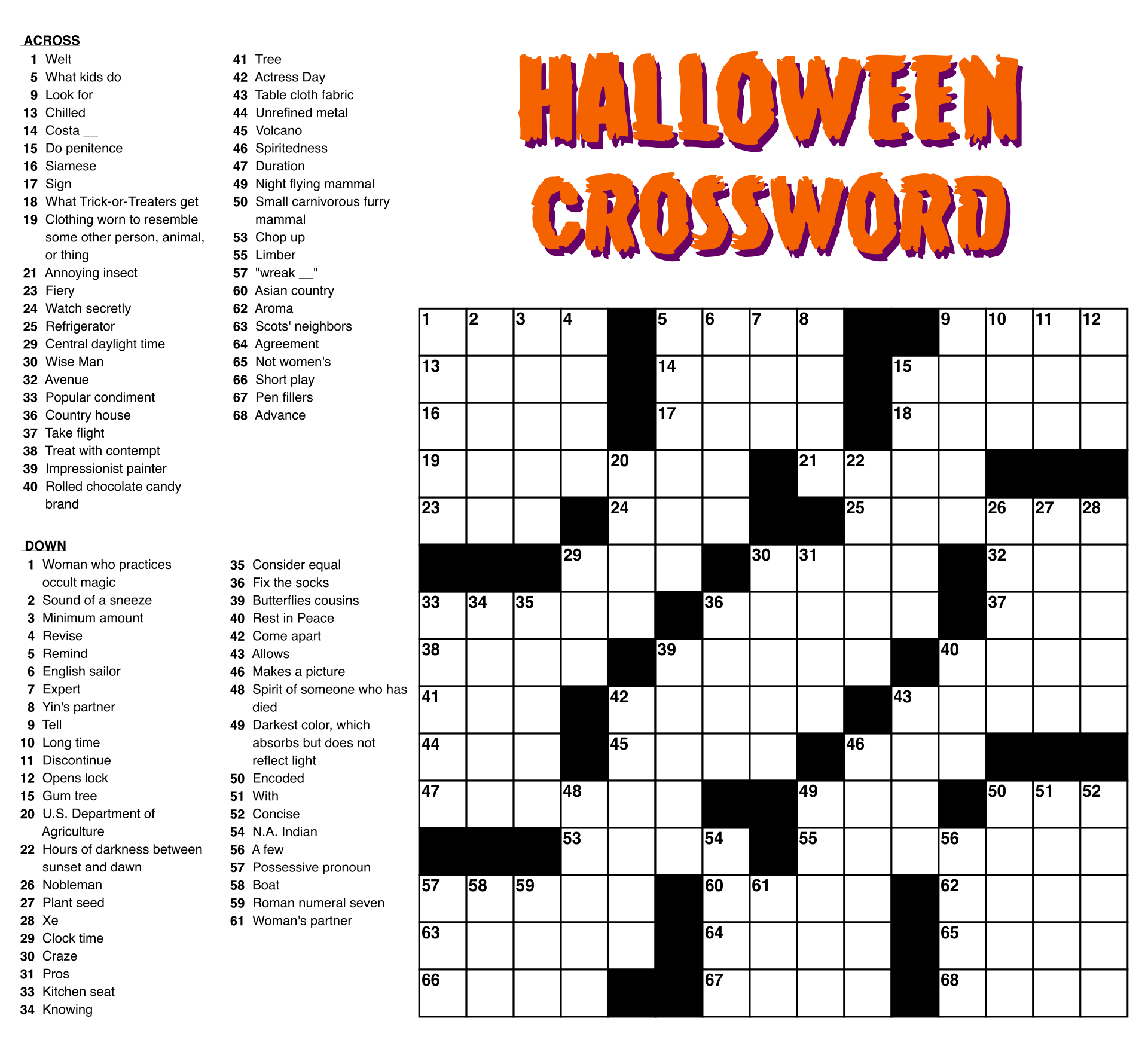 daily online crossword puzzles free