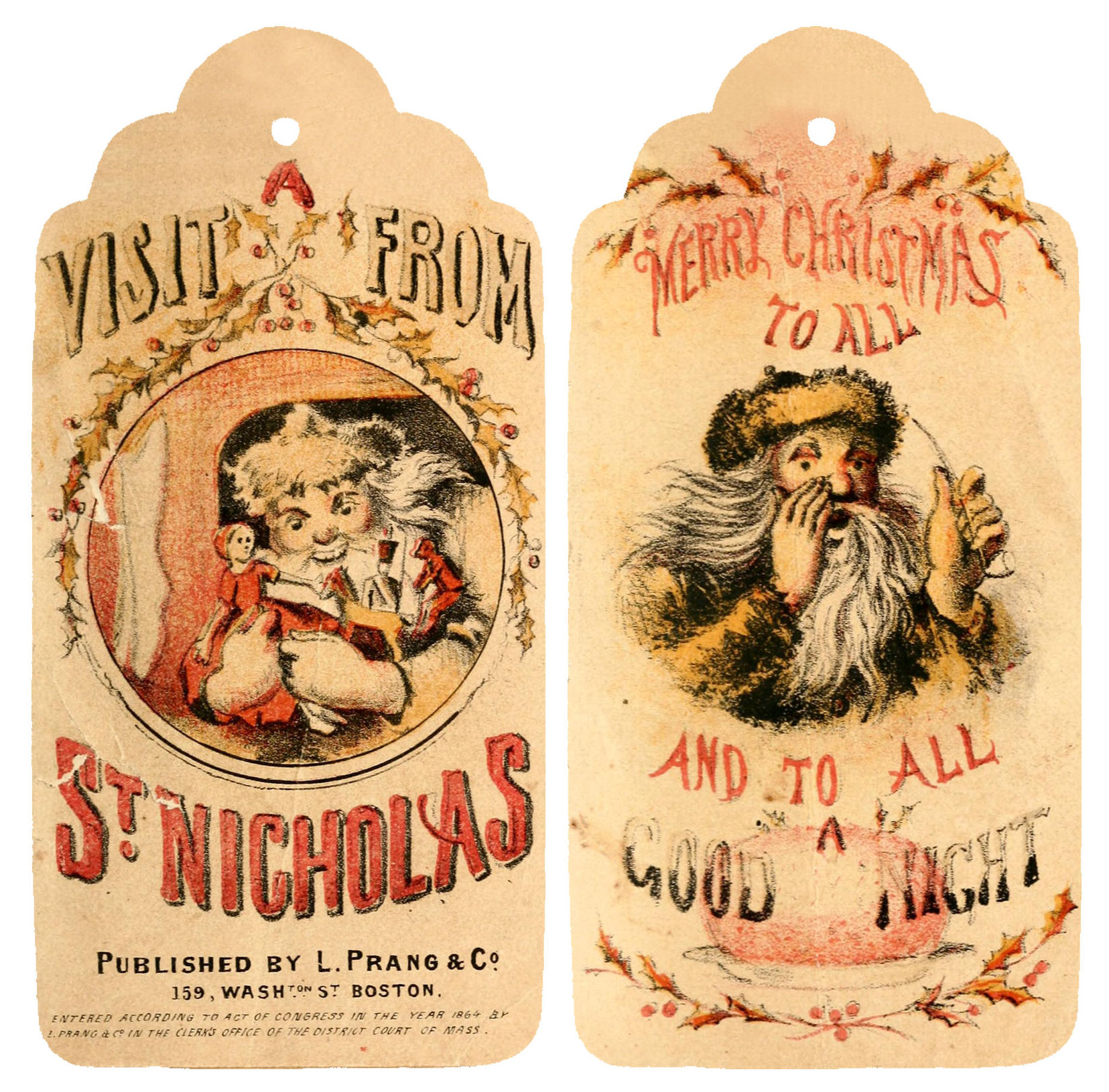 Vintage Christmas Printable Gift Tags