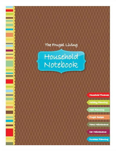 Household Notebook Cover