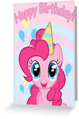 My Little Pony Birthday Card Printable