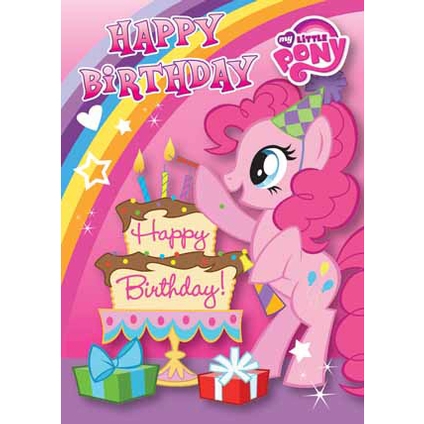 My Little Pony Happy Birthday Card