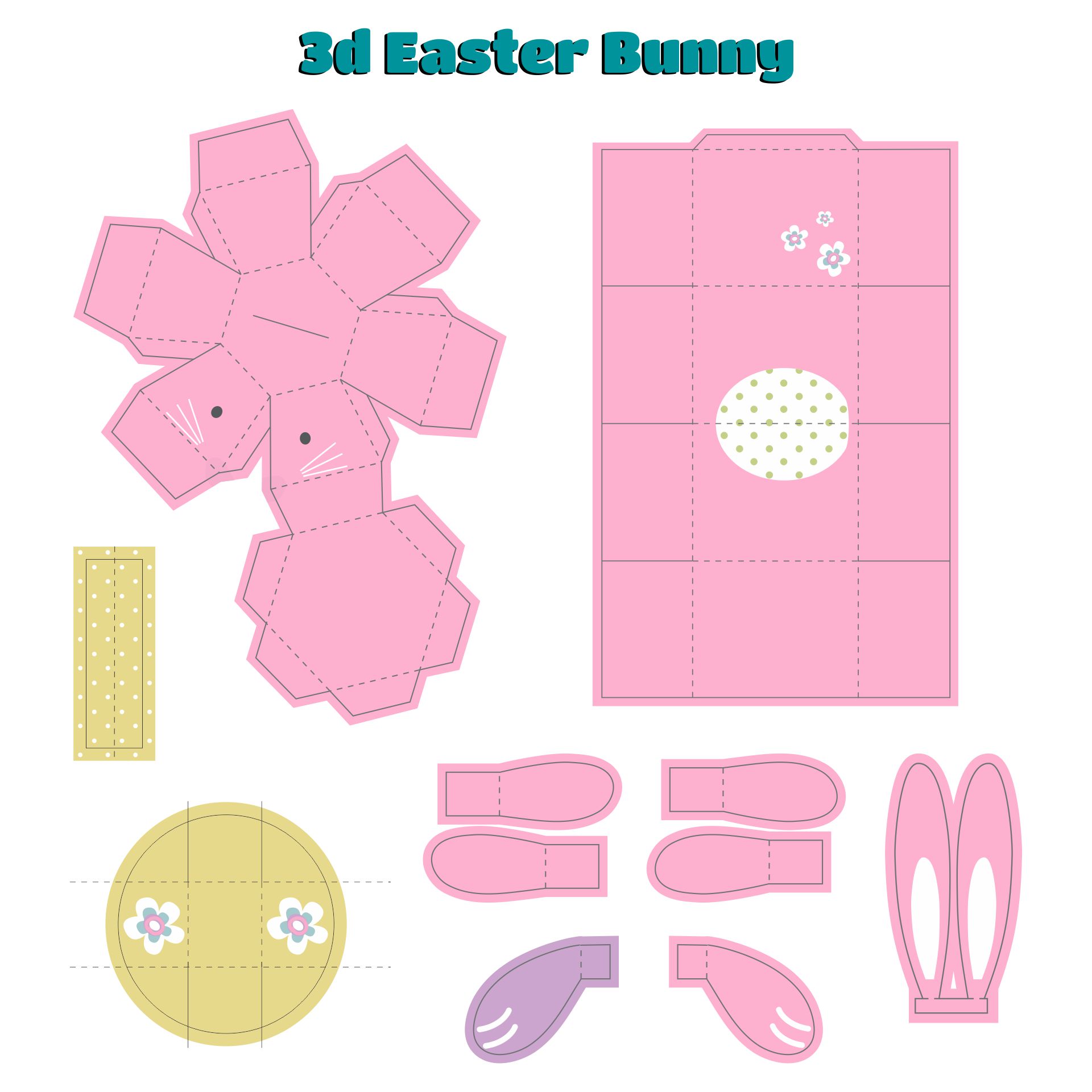 3D Easter Printables