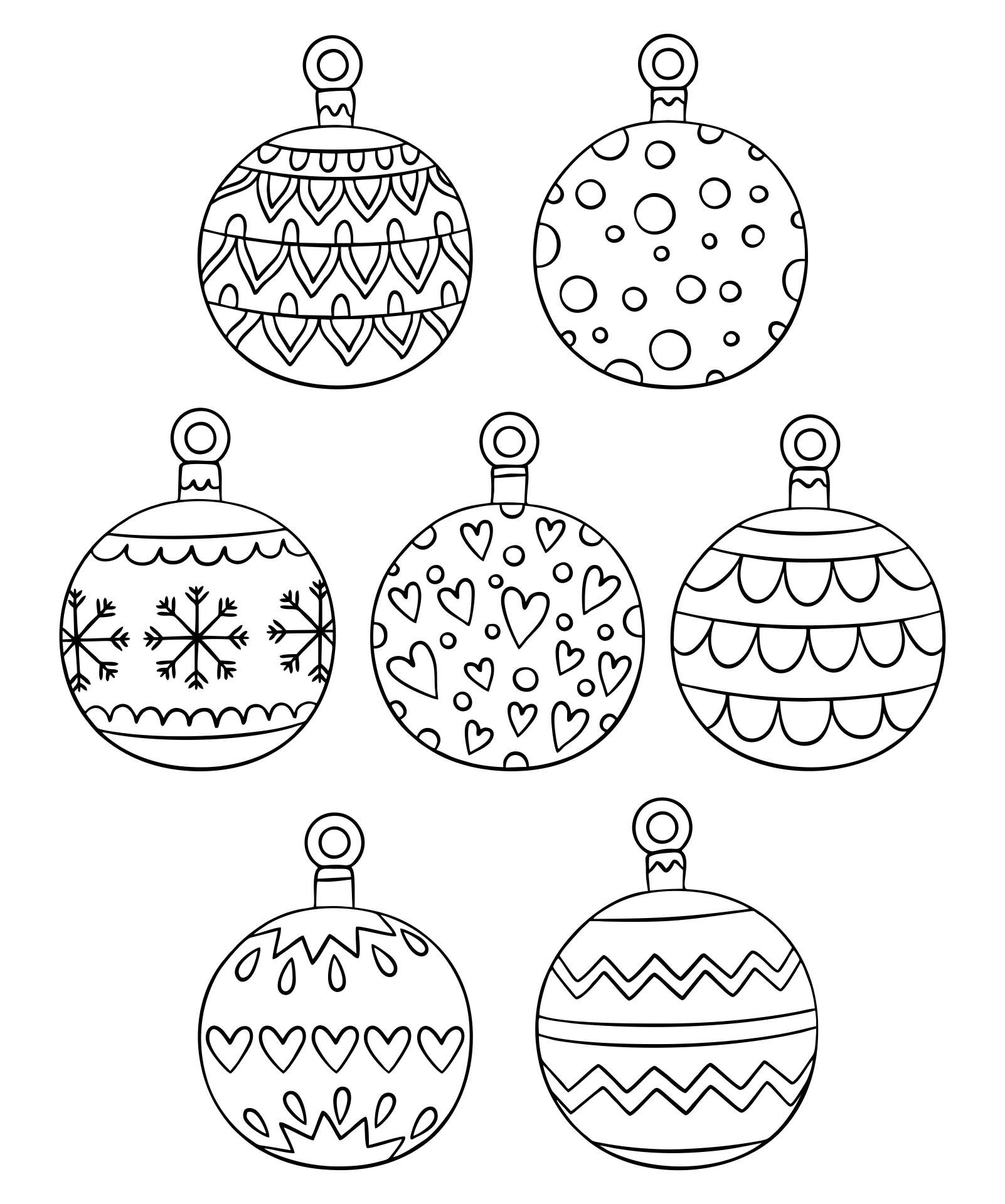 6 Best Images of Preschool Printable Christmas Ornaments - Free ...