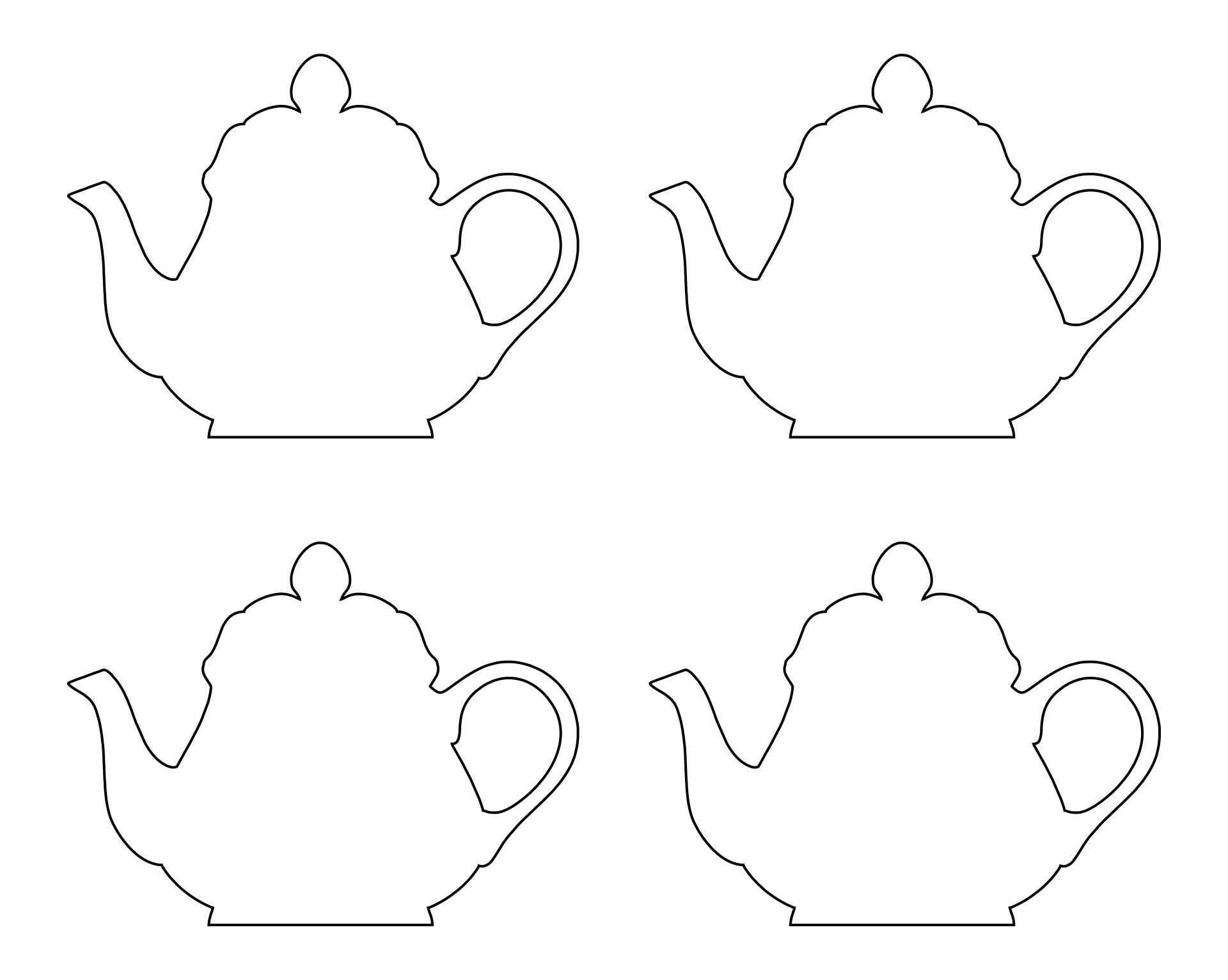 Free Teapot Template Printable Printable Templates Free