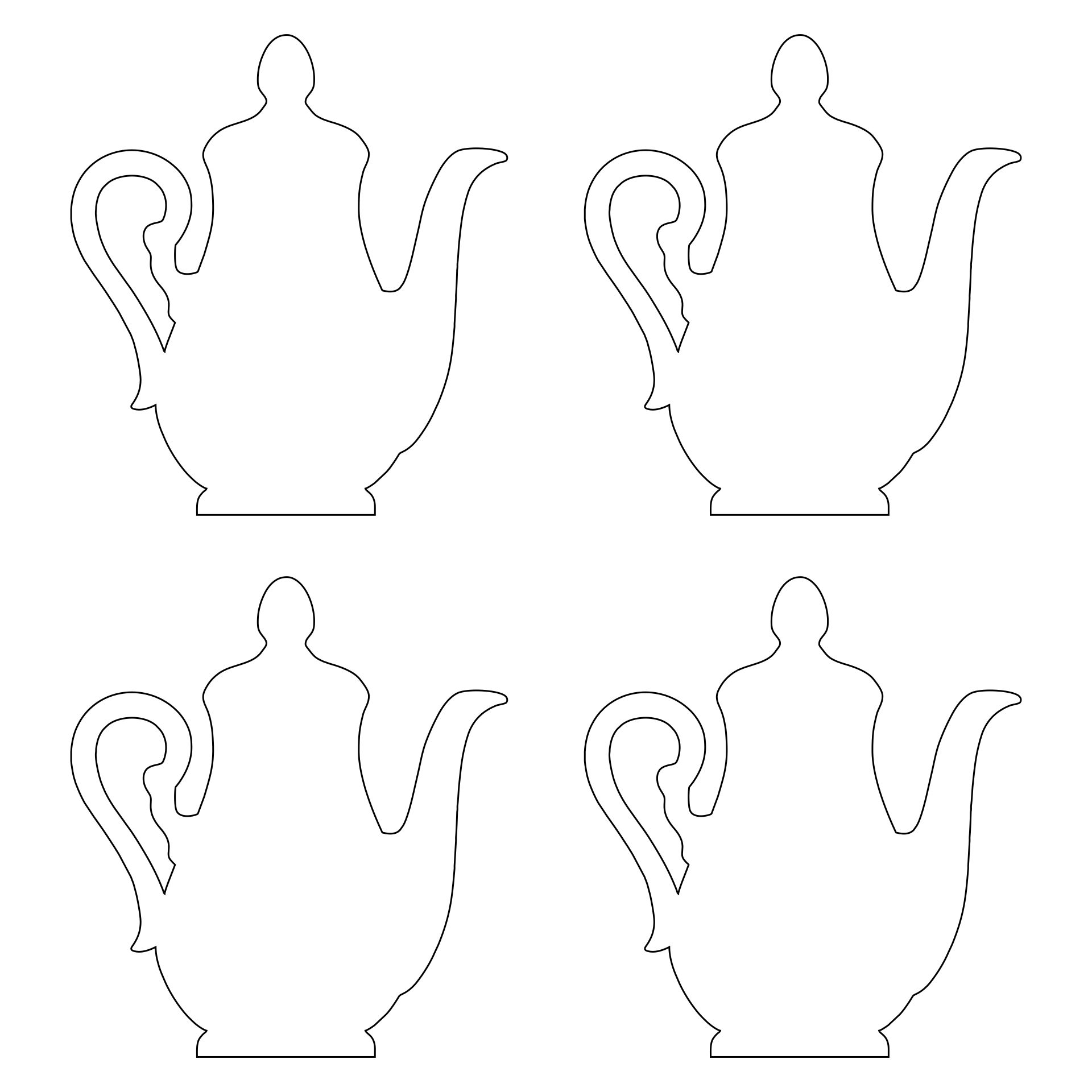 Teapot Printable Printable Word Searches