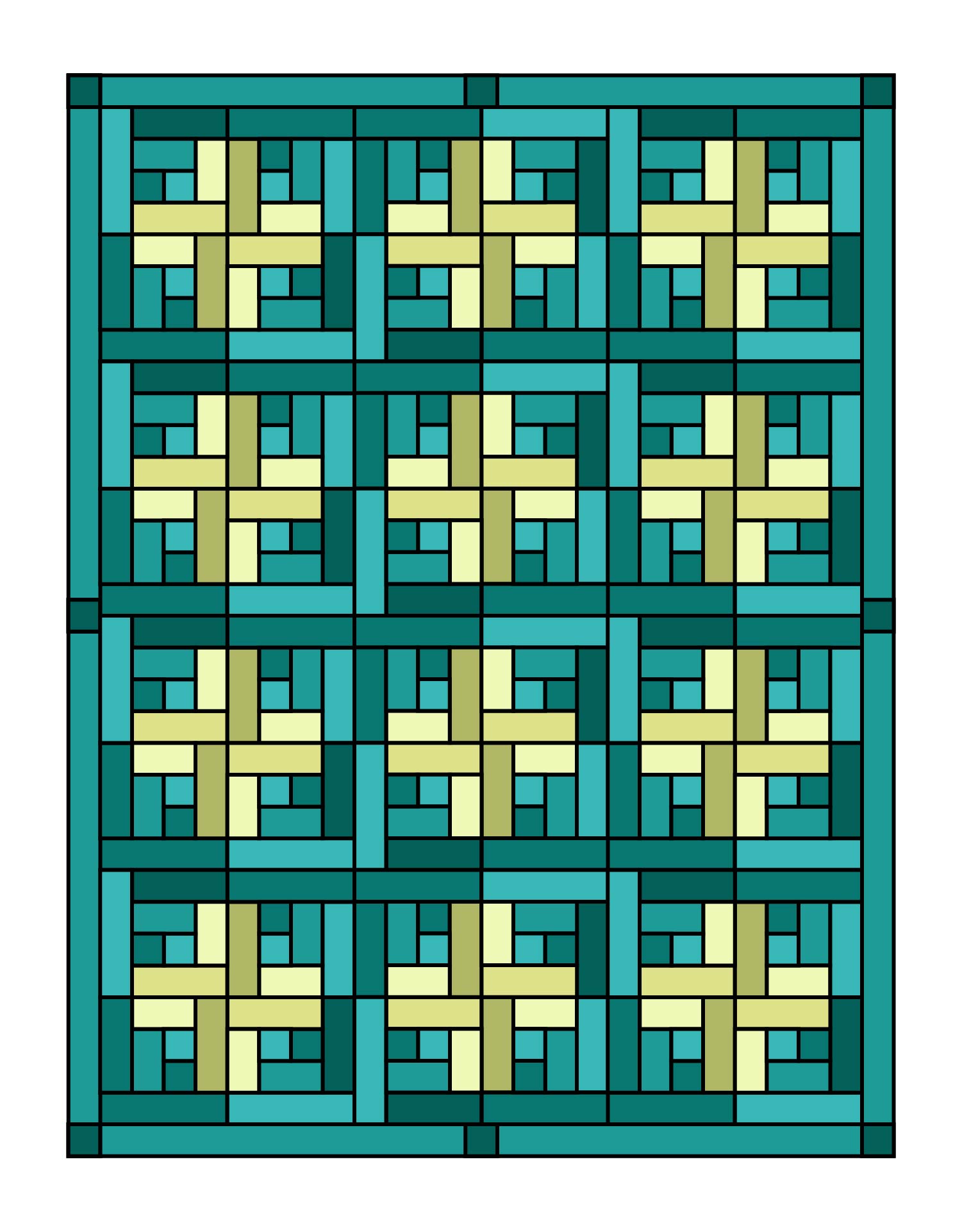 Printable Stained Glass Quilt Patterns
