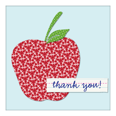 Thank You Card for Teacher Appreciation Printable