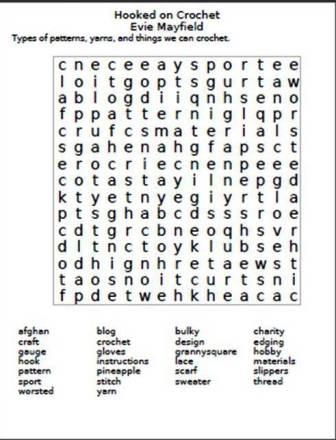 Customized Printable Word Puzzles - One