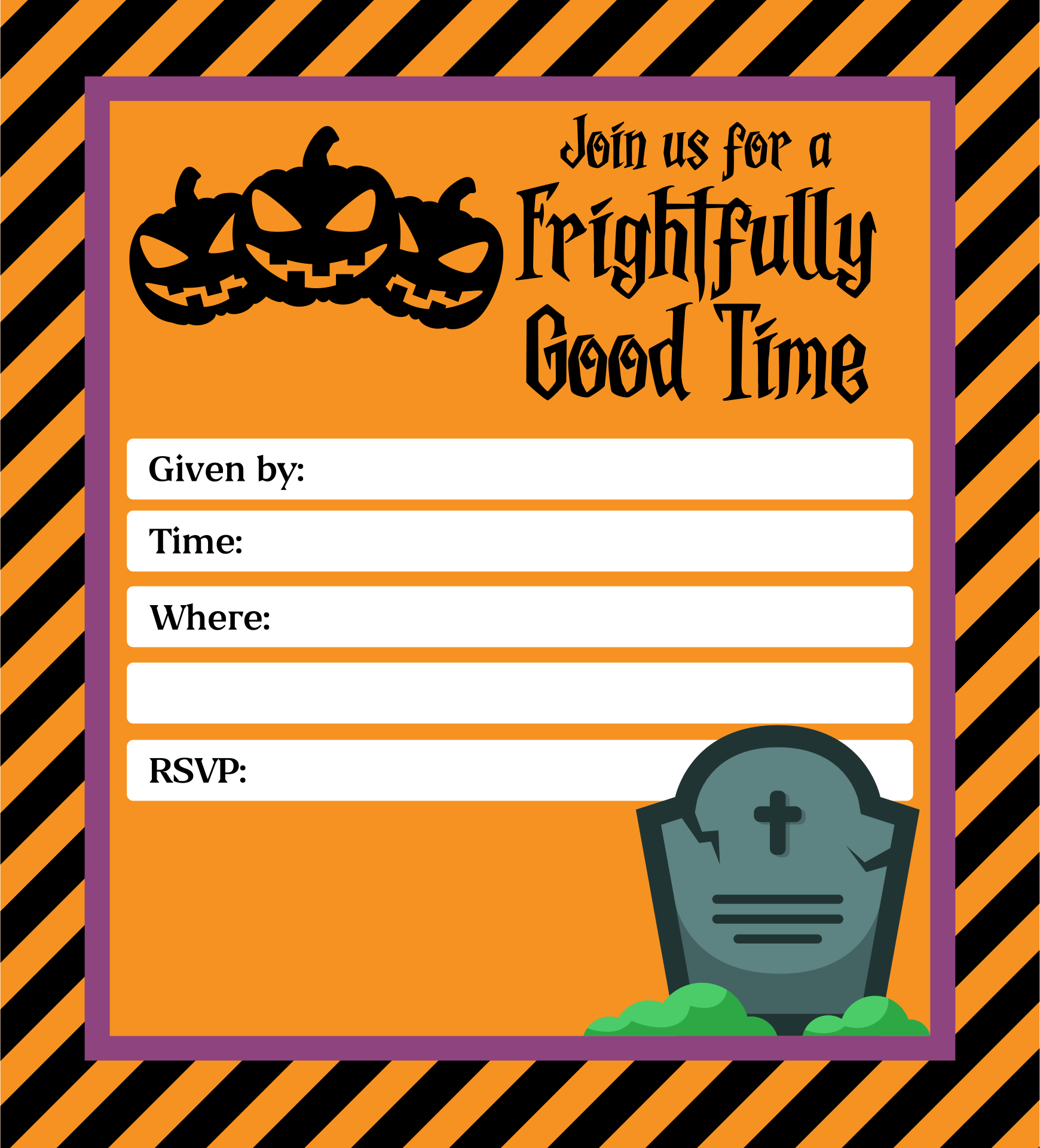 How to make halloween invitations on microsoft word gail's blog