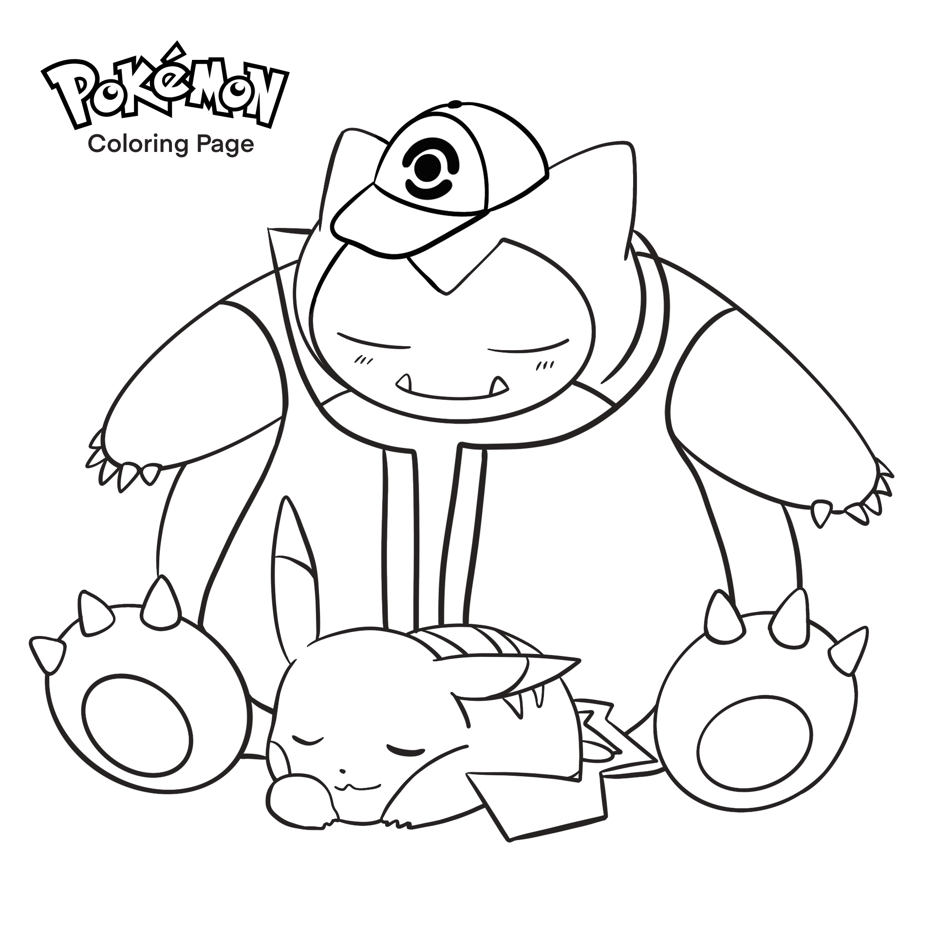 Pokemon Coloring Pages  Printable Word