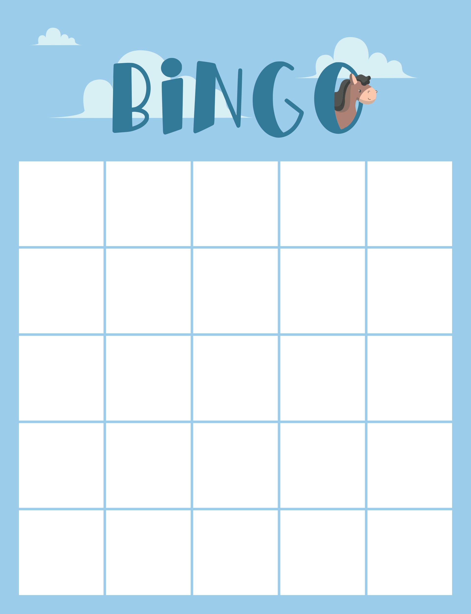 Printable Bingo Pattern Examples