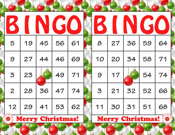 Christmas Bingo Kits - 7 Free PDF Printables | Printablee