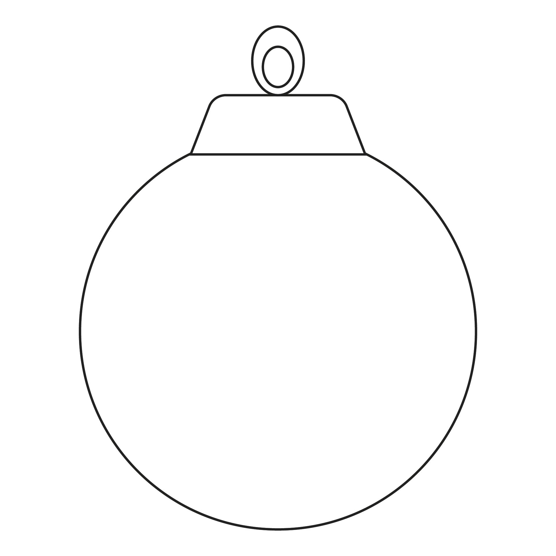 8 Best Images of Ornament Printable Template - Christmas Ball Ornament ...