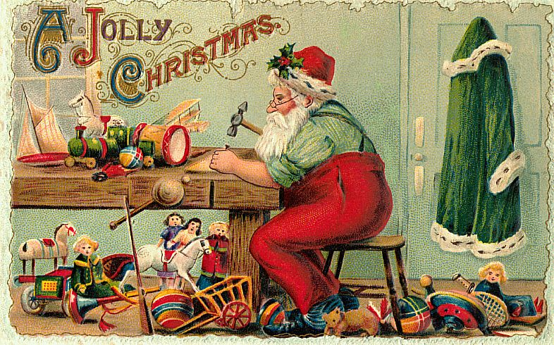 Printable Vintage Christmas Postcards