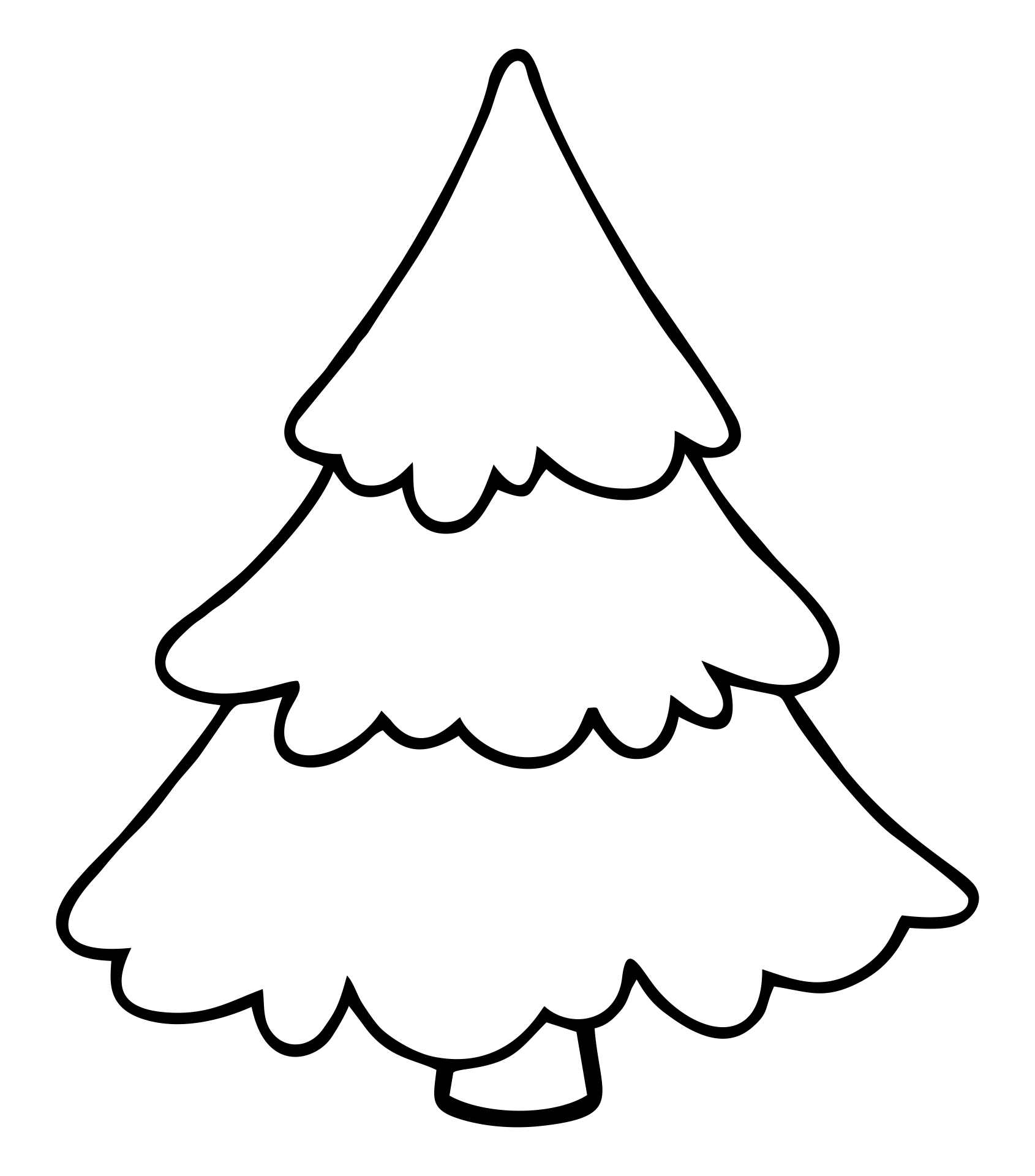 Free Printable Christmas Tree Images Printable Templates