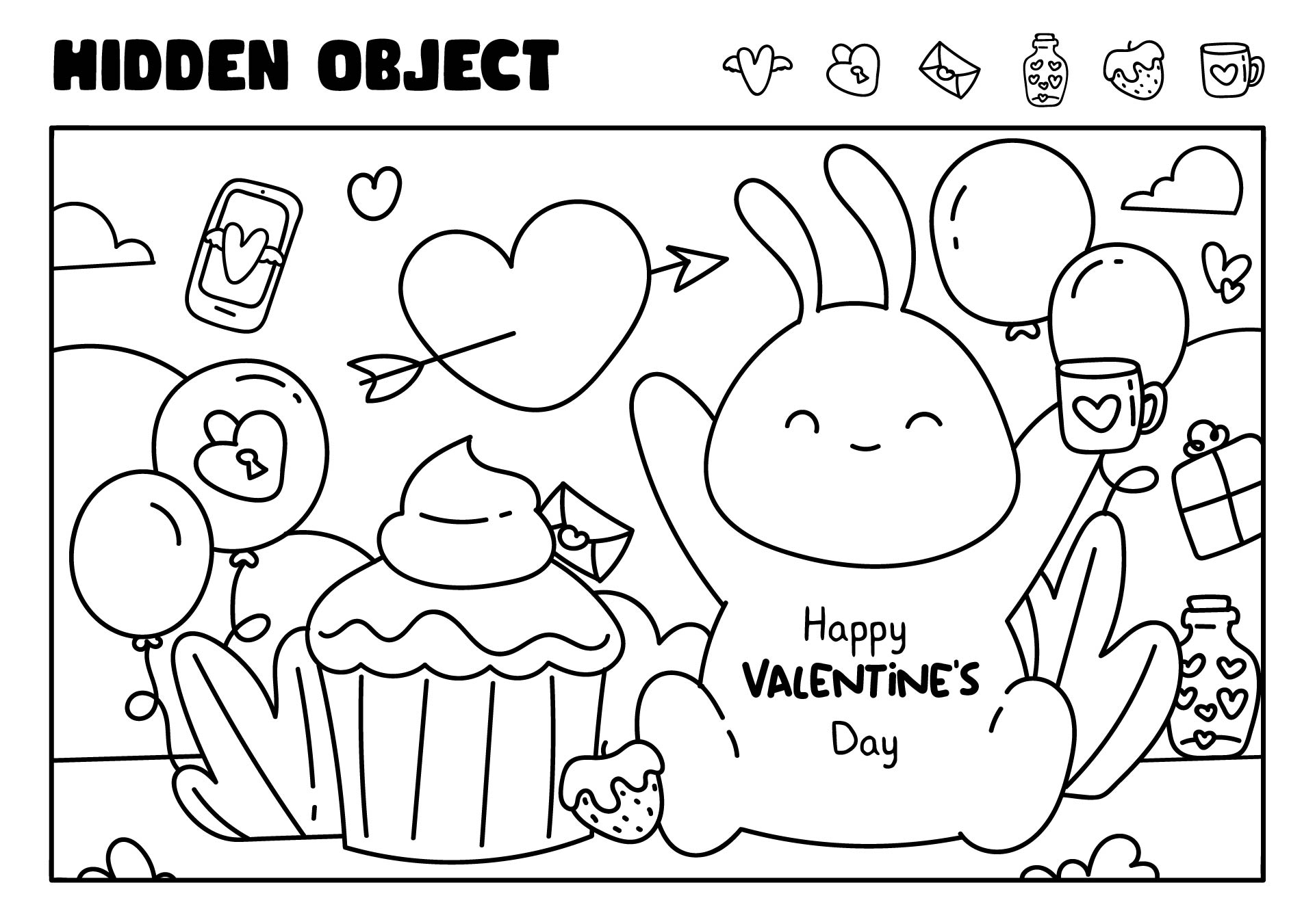 Valentine Hidden Pictures 10 Free PDF Printables Printablee