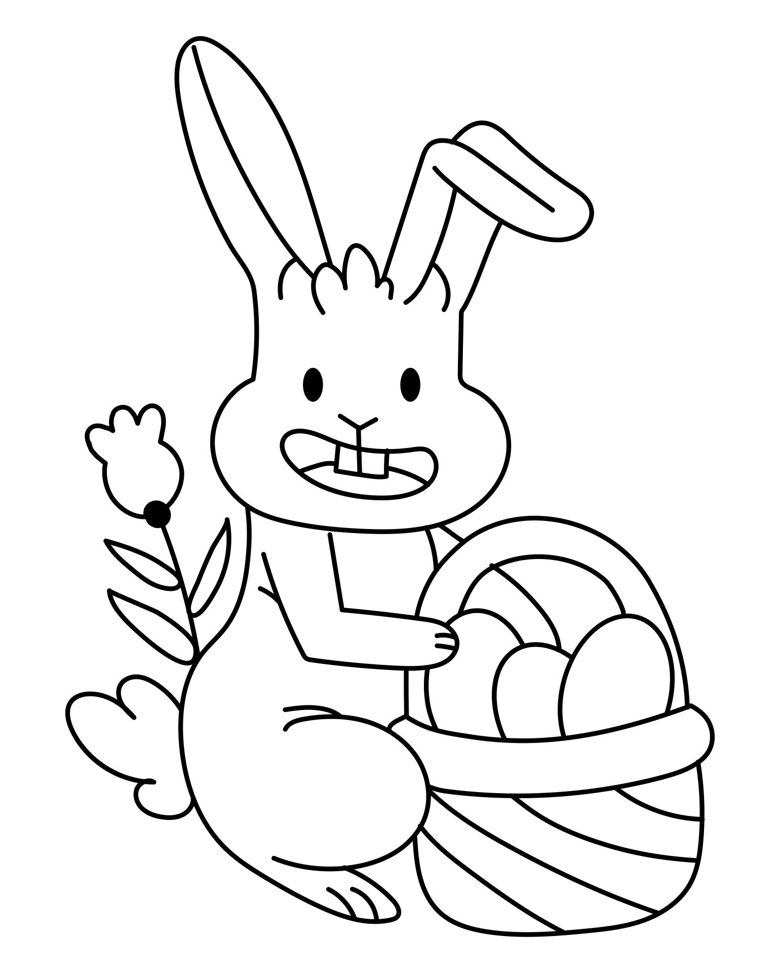 Different Printable Easter Bunnies