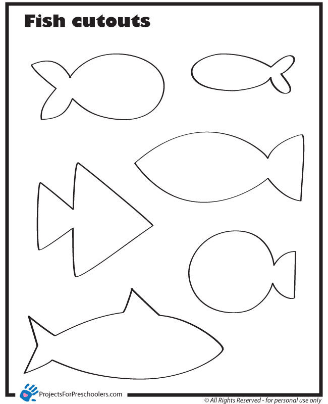 Fish Cut Out Printables