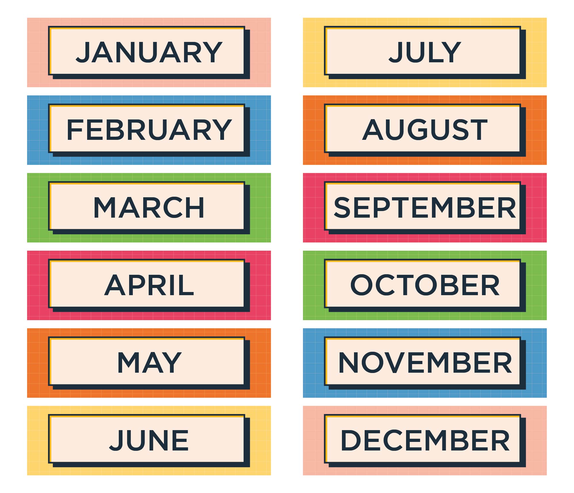 starfall calendar months headings march 2019