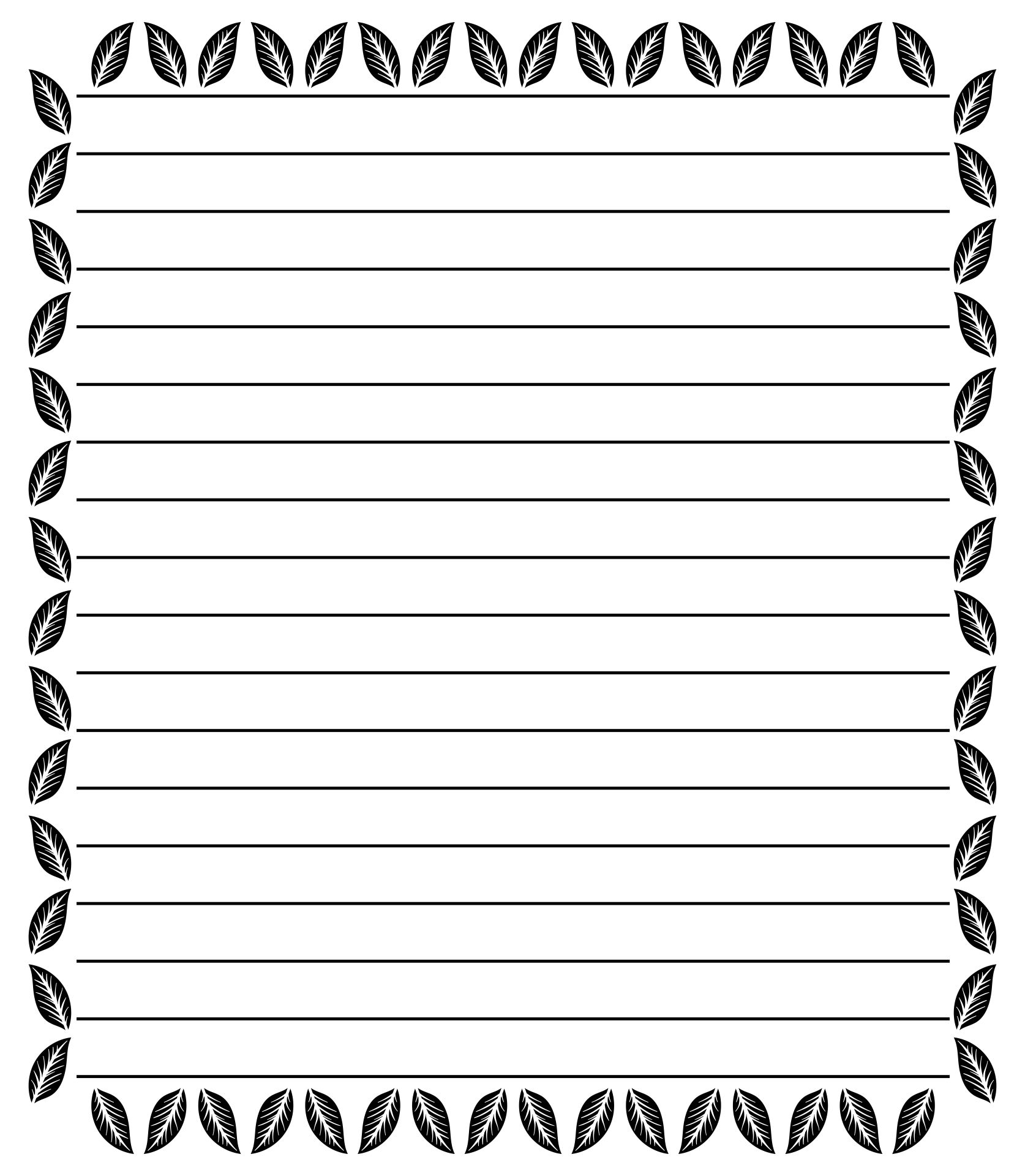 10 Best Printable Lined Stationery PDF For Free At Printablee