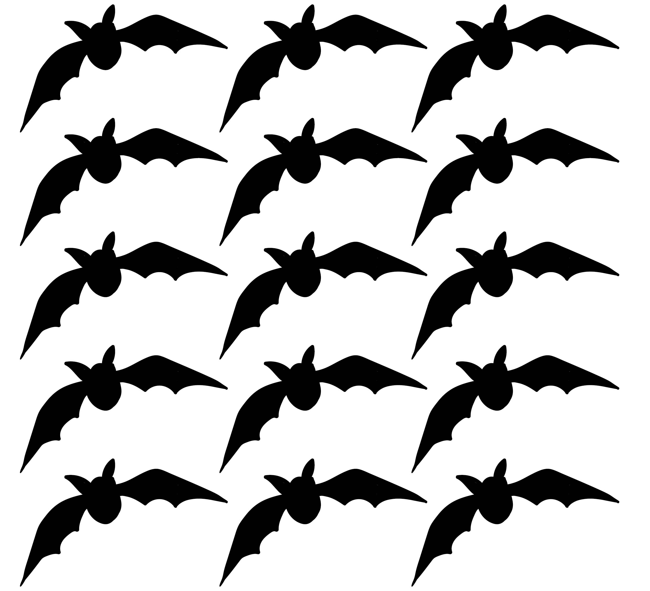 Halloween Bats Cut Outs