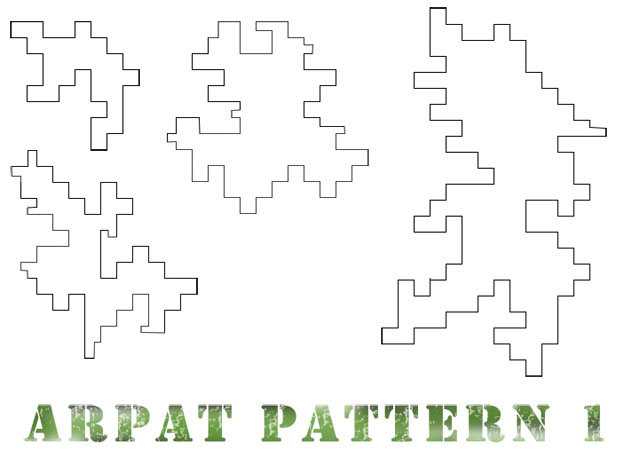 Printable Digital Camo Patterns Stencils