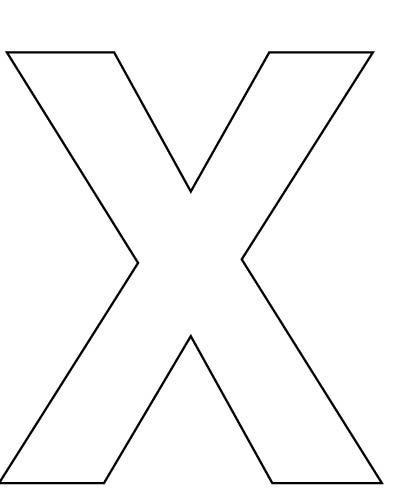 4 Best Images of Large Printable Letter X - X Letter Print Out, Free ...