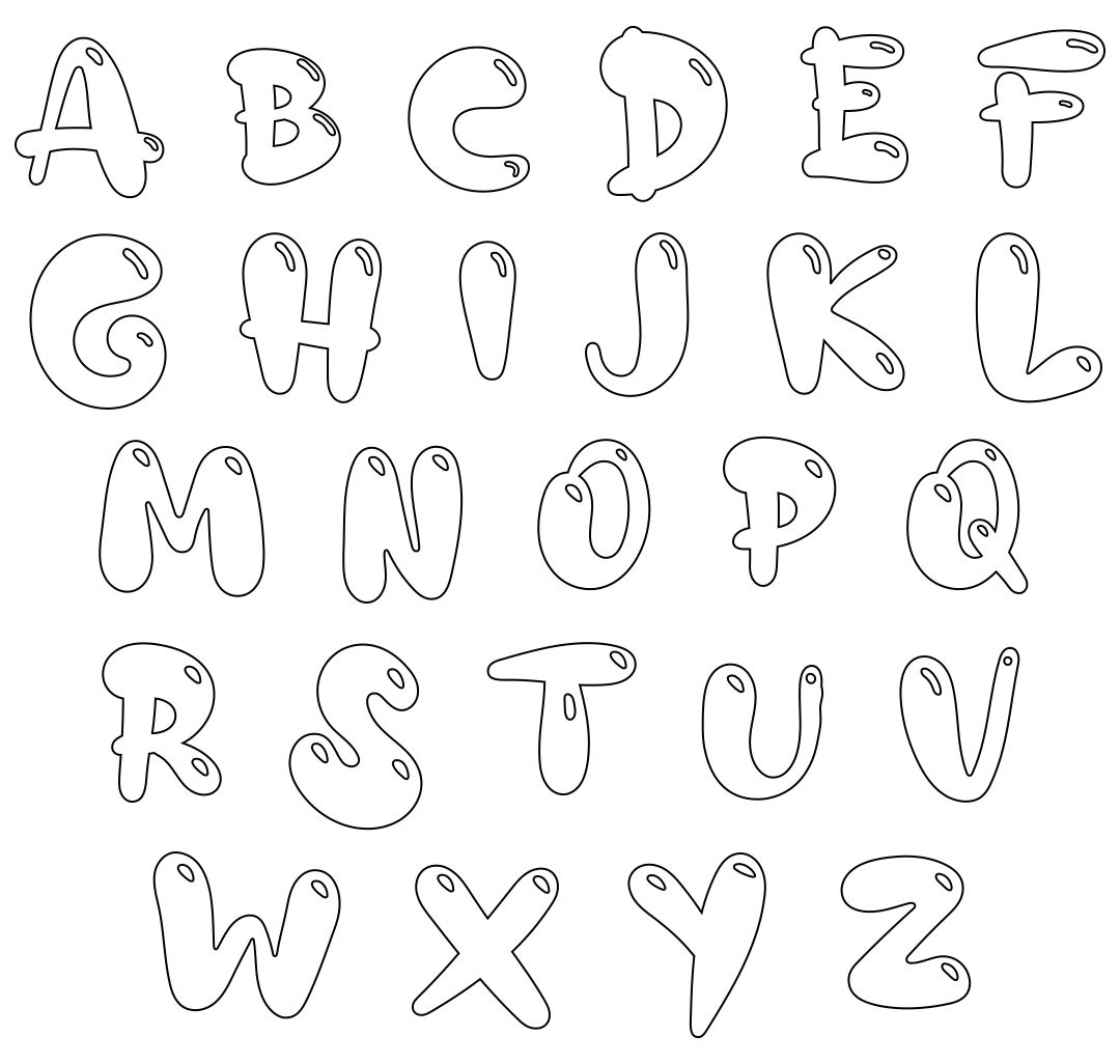 15 Best Halloween Printable Bubble Letters Y PDF for Free at Printablee