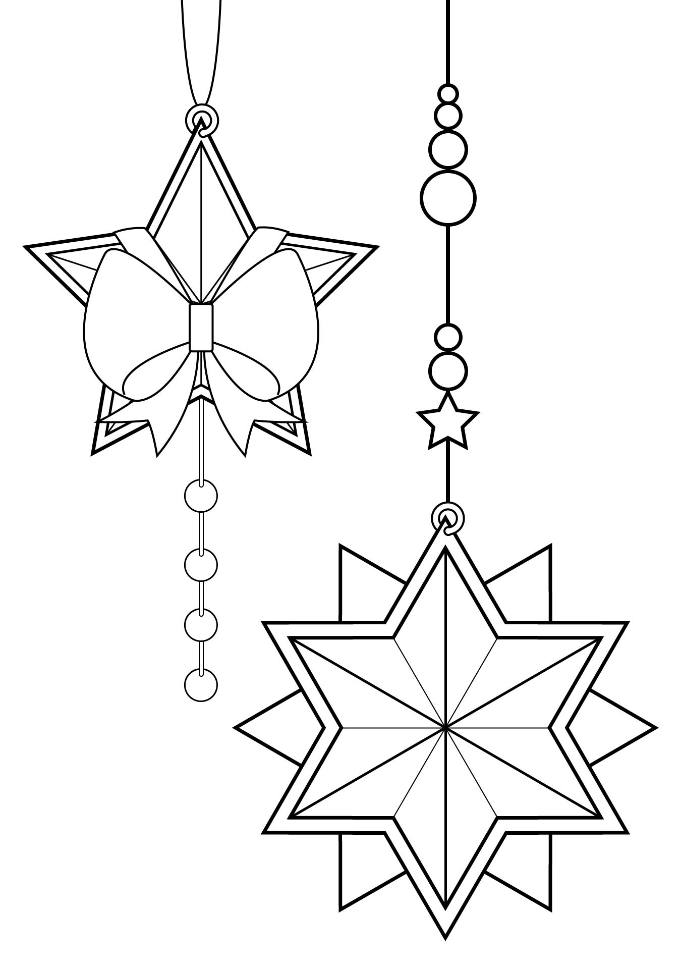 Christmas Star Ornaments 10 Free PDF Printables Printablee