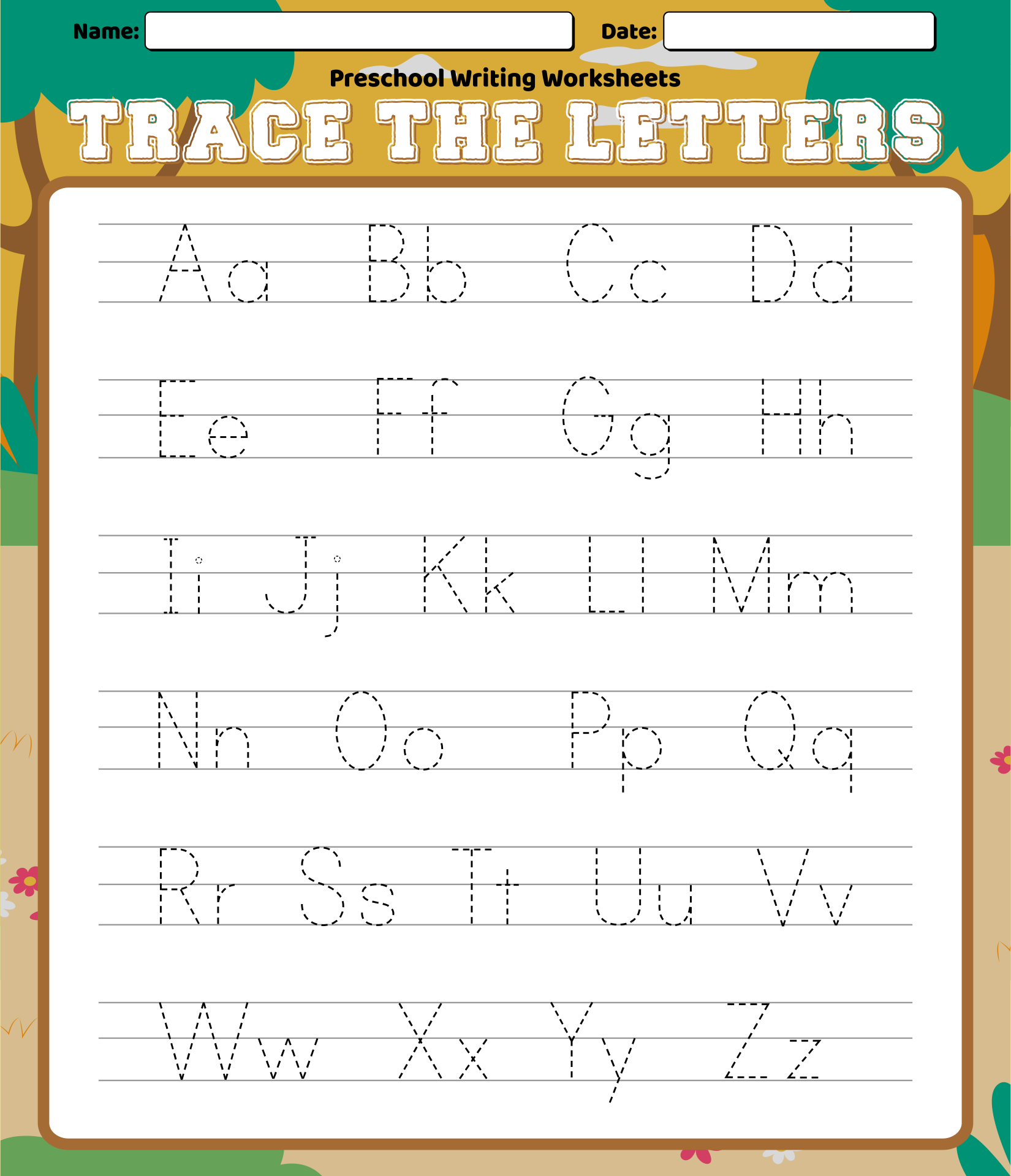 7 best preschool writing worksheets free printable letters printableecom