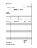 Printable Cash Receipt Template