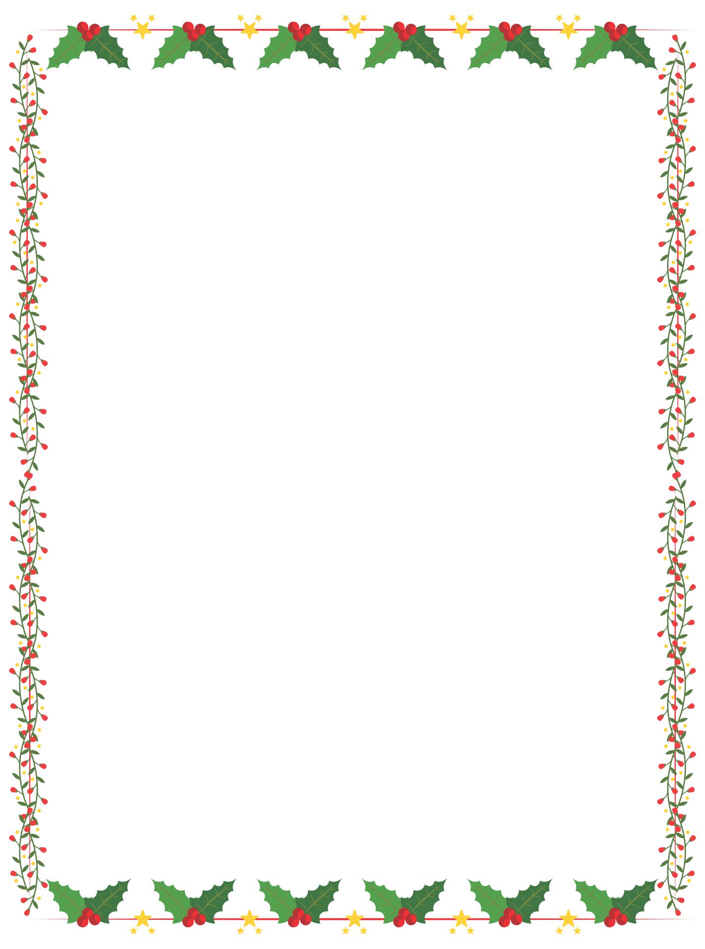 Christmas Paper Borders