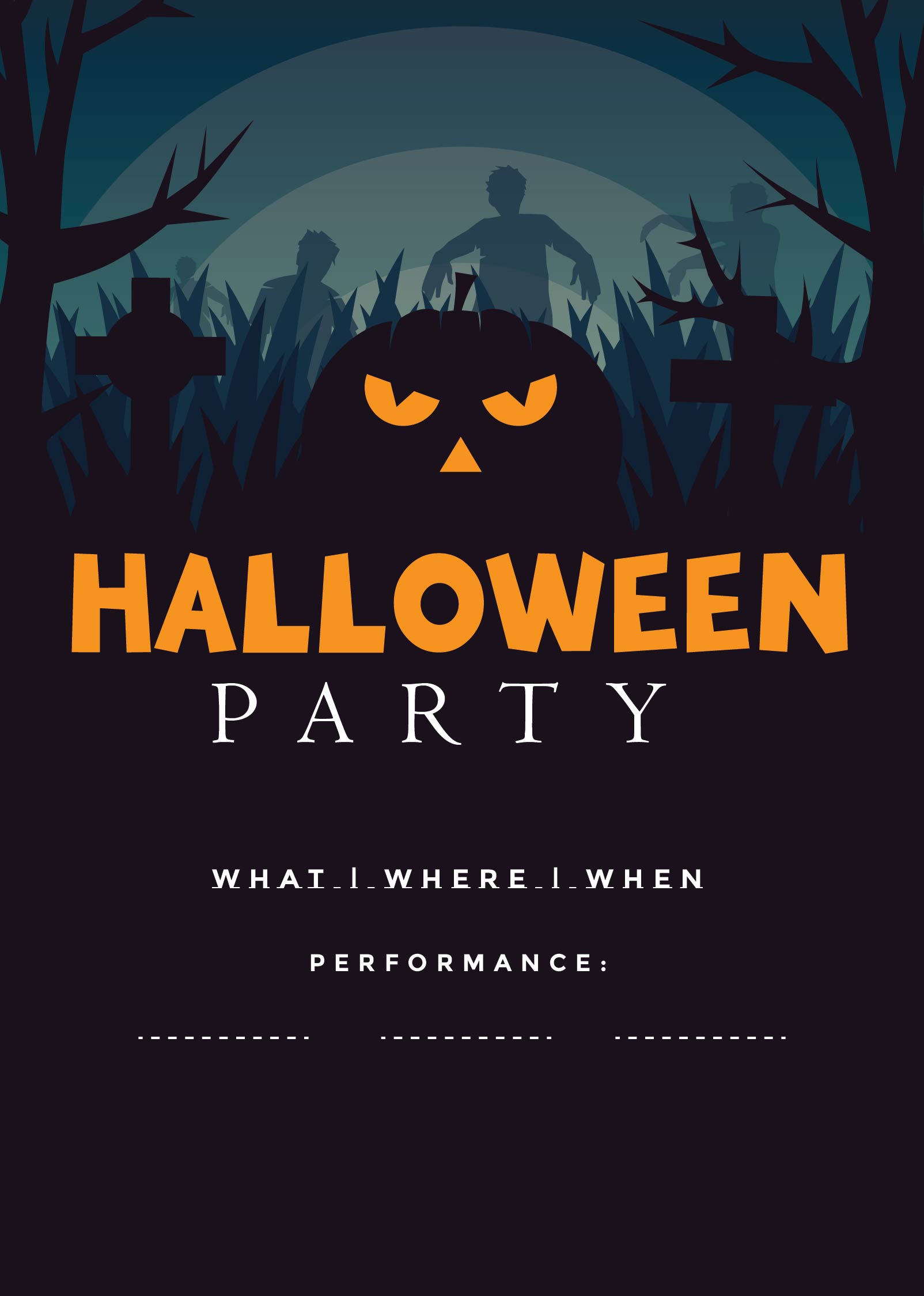 15 Best Printable Halloween Flyer Templates PDF for Free at Printablee