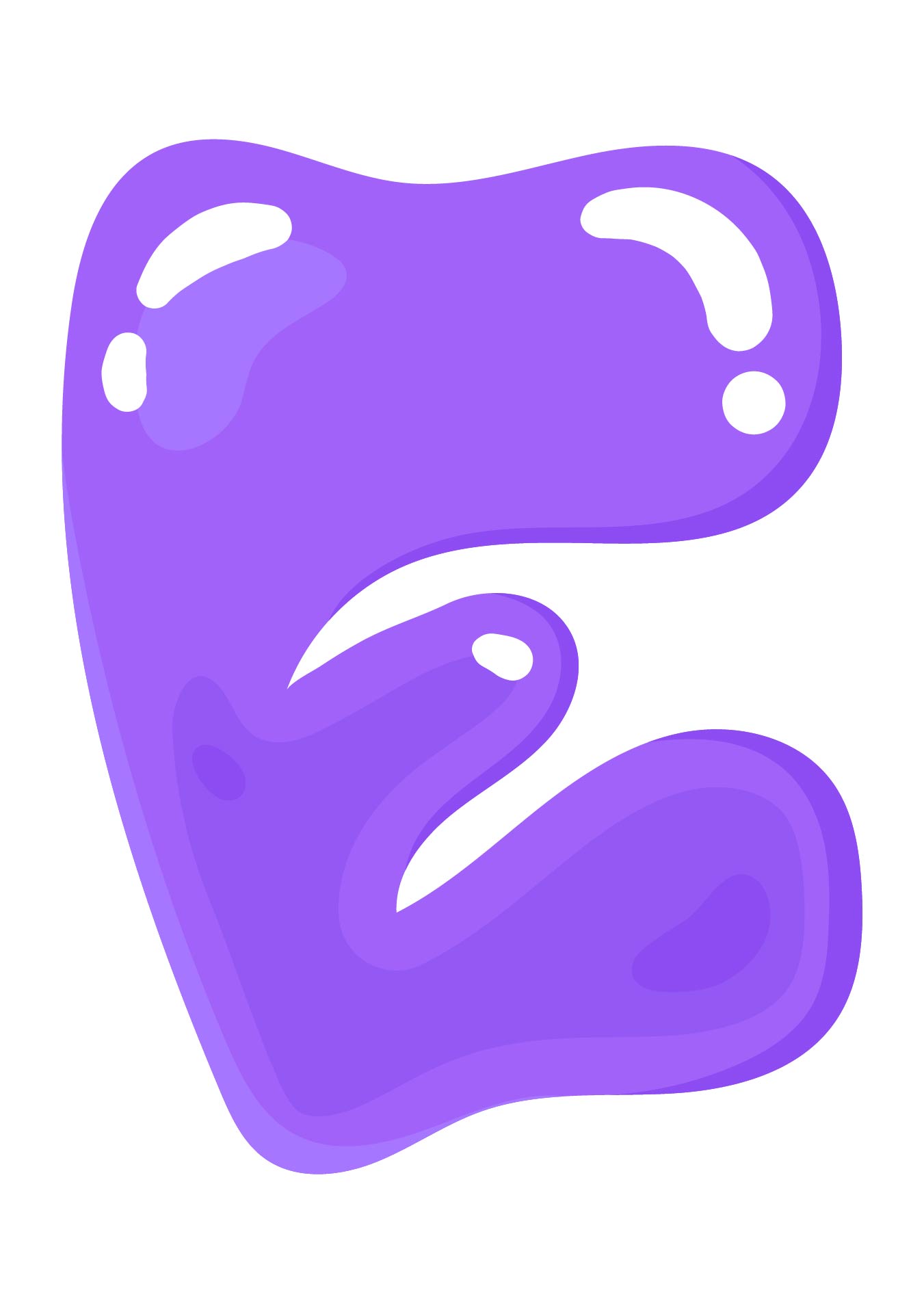 Big Bubble Letter E