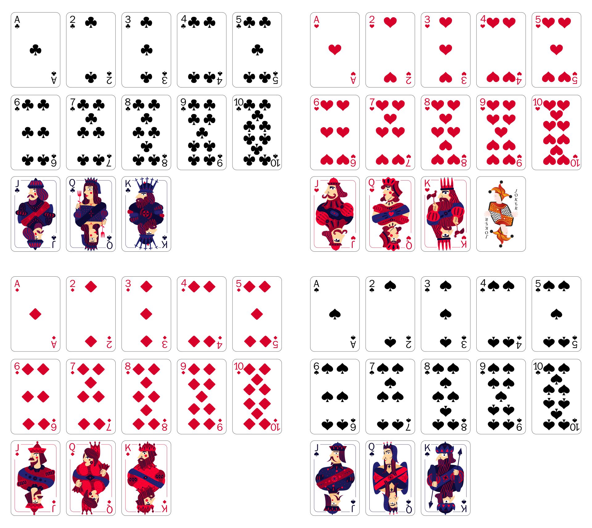 Printable Mini Deck Of Playing Cards